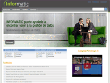 Tablet Screenshot of informatic.cl